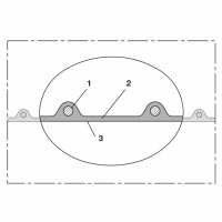 Norres Hochtemparaturschlauch AIRDUC&reg; PUR 351 HT  mit Wandst&auml;rke 1,0 mm 80 mm 10 Meter