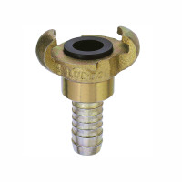 Klauenkupplung DIN 3489  drehbar mit Schlauchanschluss 13 mm