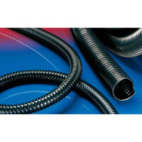 Norres Polyurethanschlauch AIRDUC&reg; PUR 355 EC Black mit Wandst&auml;rke 1,4 - 1,5mm 25 mm 15 Meter