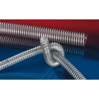 Absaugschlauch mit Stahldrahteinlage Norres TIMBERDUC&reg; PUR 533 AS mit Wandst&auml;rke ca. 0,7 mm 140 mm 15 Meter
