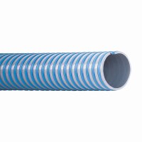 Superelastico Hochflexibler thermoplastischer Saugschlauch und Druckschlauch blau/grau (Meterware) 25mm (1&quot;)