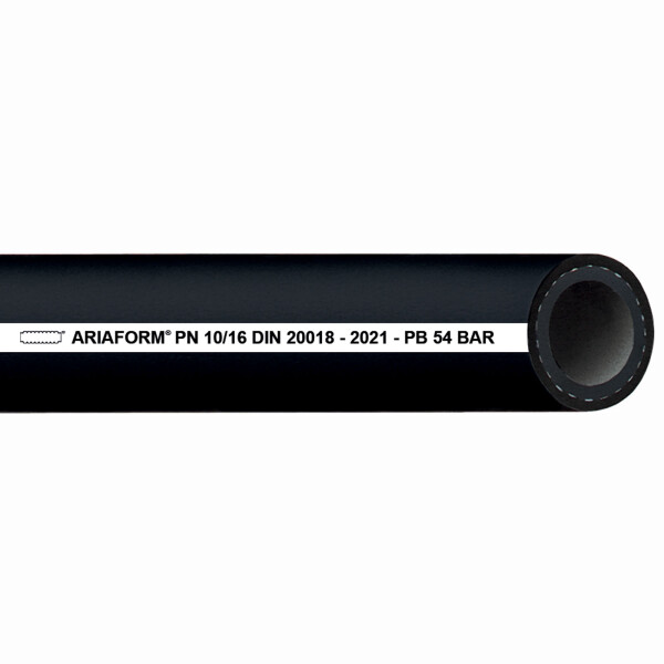 Ariaform DIN Druckluftschlauch / Pressluftschlauch / Wasserschlauch schwarz (Meterware) 10mm