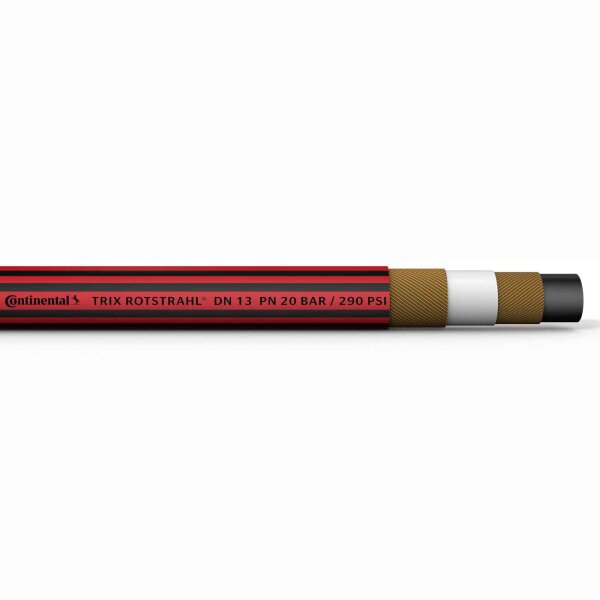TRIX Rotstrahl® Continental ContiTech Der professionelle Wasserschlauch schwarz/rot 32mm (1 1/4")