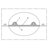 Norres Polyurethanschlauch AIRDUC&reg; PUR 351 EC Black - 10 Meter mit Wandst&auml;rke 0,7mm 125 - 127 mm