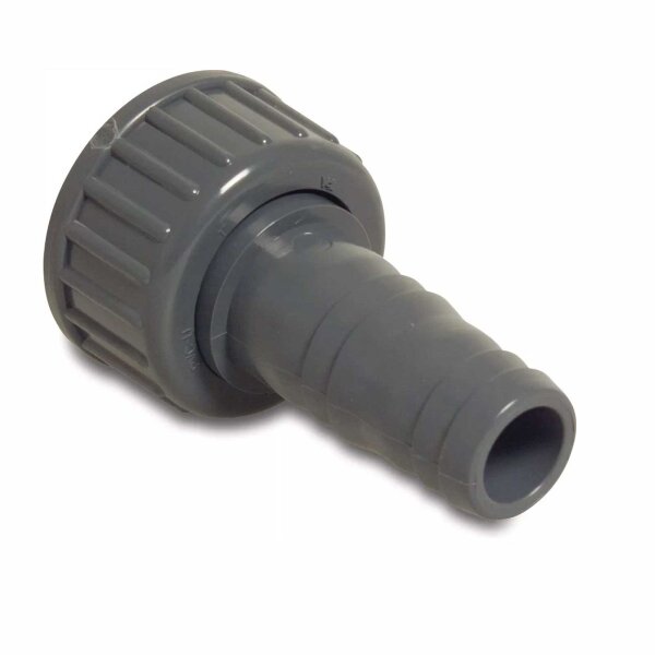 PVC-U 2/3 Schlauchtülle mit Innengewinde 3/4" x 20 mm
