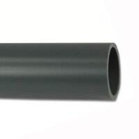 PVC-U Druckrohr 10 Bar grau L&auml;nge 1m 63 mm