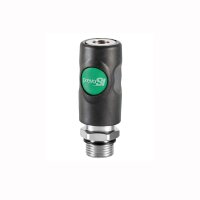 Prevost Einhand Sicherheitskupplung PREVOS1 mit Druckknopf NW 7,4 Au&szlig;engewinde 1/4&quot;