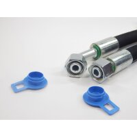 Hydraulikschlauch 2SN DN 10  - NW10 - 12L - DKOL - DKOL45 - DKOL90 - CEL innen gereinigt und verschlossen. L&auml;ngen von 200mm bis 1.900mm  650 mm CEL - DKOL90