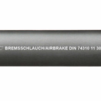 Airbrake DIN 74310 Gummibremsschlauch / Druckluftbremsschlauch schwarz (Meterware) 11mm