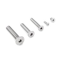 Senkkopfschrauben Innensechskant Edelstahl A2 V2A VA ISO 10642 ~ DIN 7991 M3-M8 M 4 6 mm