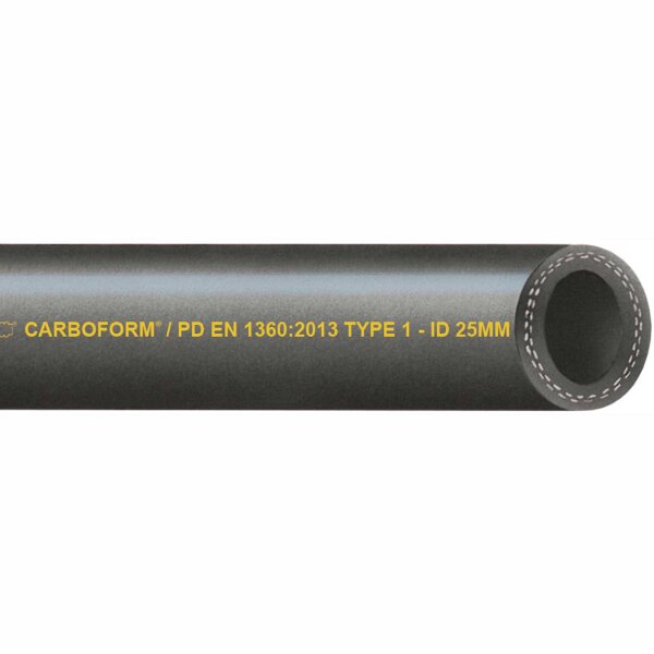 CARBOFORM® / PD Zapfstellenschlauch geeignet als Haspelschlauch für Öl und Benzin (Meterware) 15mm