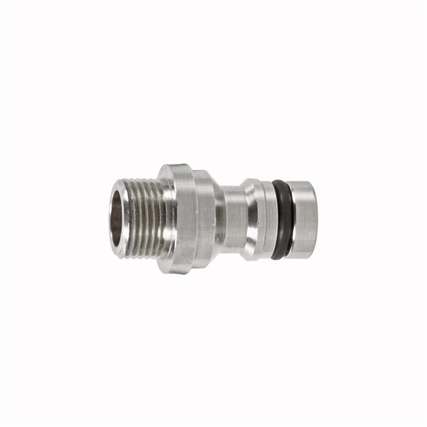 GEKA® plus Stecksystem Gerätestecker Messing vernickelt 1/2" (20,95mm)