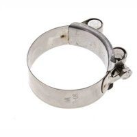 Gelenkbolzenschellen Spannbackenschelle W4 Edelstahl V2A 1.4301 19 - 21