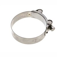 Gelenkbolzenschellen Spannbackenschelle W4 Edelstahl V2A 1.4301 68 - 73