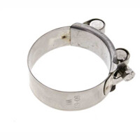 Gelenkbolzenschellen Spannbackenschelle W4 Edelstahl V2A 1.4301 162 - 174