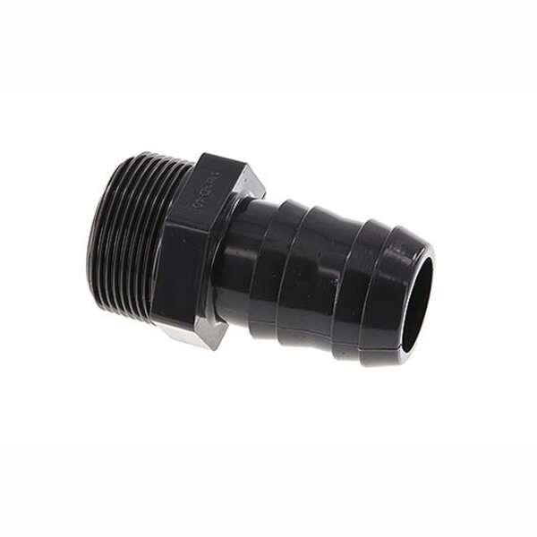 PVC-U Fitting Schlauchtülle Tülle Poolschlauchverbinder Schlauchverbinder Außengewinde 1/4" x 12mm