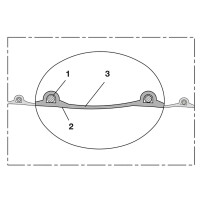 Absaugschlauch mit Stahldrahteinlage Norres PROTAPE PUR 330 AS mit Wandst&auml;rke ca. 0,6 mm 25 mm 10 Meter