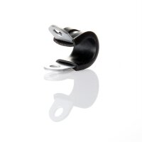 Rohrschelle Rohrschellen Leitungsschelle Schelle gummiert Gummi W1 verzinkt -  15-22 mm