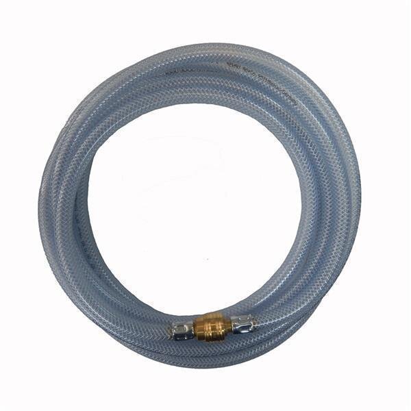 Druckluftset - PVC Druckluftschlauch transparent mit Kupplungen 13mm 5 m