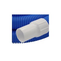 Schwimmbadschlauch Poolschlauch Saugschlauch mit festen Muffen 38mm Blau 15m