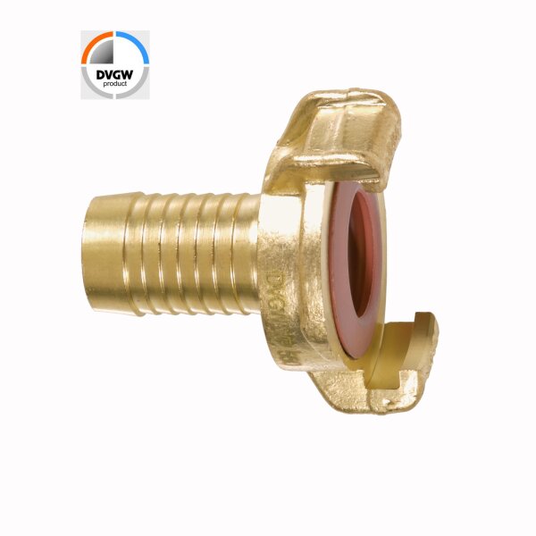 GEKA® plus Schlauchkupplung "K" für Trinkwasser Schnellkupplung  Kupplung mit Schlauchtülle 1/2"