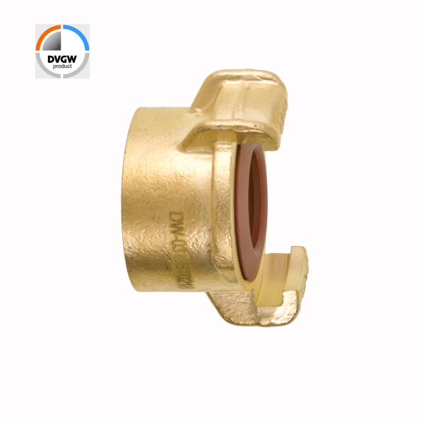 GEKA® plus Schlauchkupplung "K" für Trinkwasser Schnellkupplung  Kupplung mit Innengewinde 1/2"