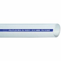 POLYFLEX PVC Lebensmittelschlauch und Luftdruckschlauch 9 x 15 mm