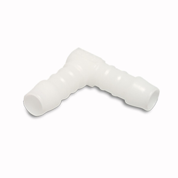 Winkel L-Stück Schlauchverbinder aus Kunststoff - POM 12 mm