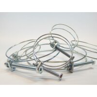 Drahtschlauchschelle Drahtschellen Schlauchschelle Spiralschlauch Luftschlauch 40 - 45mm