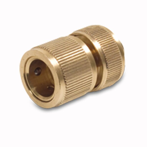 Messing Easy Klick Schlauchkupplungen Schnellschlauchstück mit Wasserstopp 13mm / 1/2"