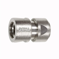 GEKA&reg; plus Stecksystem Schlauchst&uuml;cke Messing vernickelt 1/2&quot; (13mm)