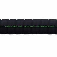 TURBOFLEX U.L./OHM  Abriebfester Gummi Saug- und Druckschlauch als Kopfschlauch f&uuml;r Strahlmittel, Kies und Schlamm.