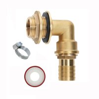 GEKA® Regentonnen-Anschluss Set Messing mit...