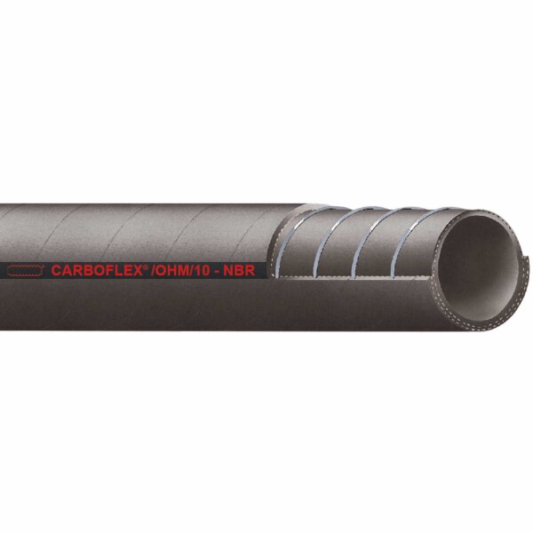 Gummischlauch für Dieselkraftstoff Durchmesser 10 x 17 mm Rolle 50 m -  geflochtener Kohlenstoffschlauch D.10 x 17 50 m. - Art. N