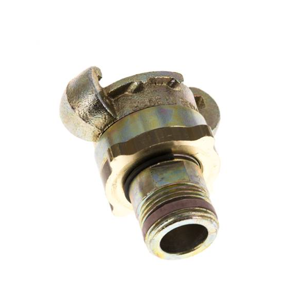 Sicherheits-Kompressorkupplung G 3/4″ AG, verzinkter Temperguss