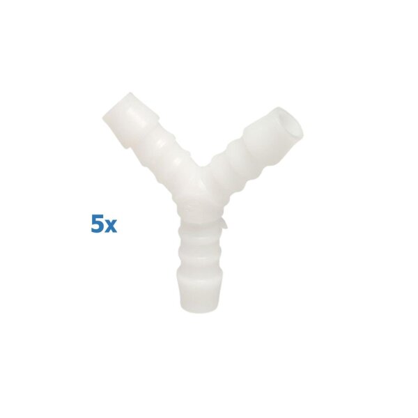 Y-Stück Schlauchverbinder aus Kunststoff - Pack (5 Stück)