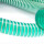 Saugschlauch Spiralschlauch grün (Meterware) 45mm