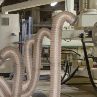 Suction hose with steel wire insert Norres protape&reg; pur 301 as 180mm