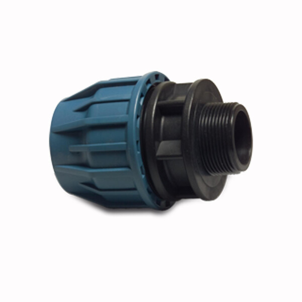 pp clamp coupling x male thread Jason 20mm x 1&quot;