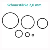 O-Ring Schnurst&auml;rke 2,0 mm NBR (70 Shore A)