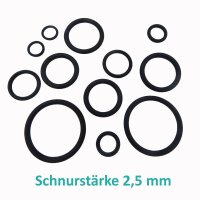 O-Ring Schnurst&auml;rke 2,5 mm NBR