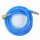 Druckluftschlauch Soft Blau Meterware Set mit Anschlüssen 6 mm 2,5 m