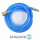 Druckluftschlauch Soft Blau Meterware Set mit Anschlüssen 9 mm 5 m