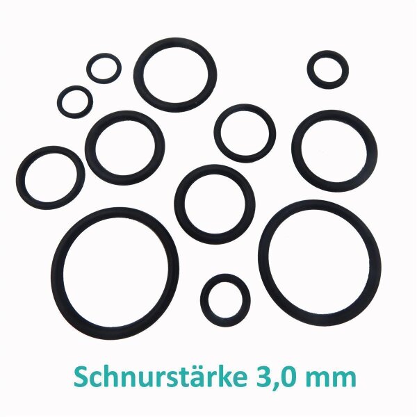 O-Ring Schnurstärke 3,0 mm NBR  Ø 22 x 3,00 mm