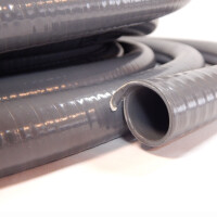 Klebeschlauch Spiralschlauch Flexschlauch PVC flexibel - Rolle 25 Meter 32 x 26 mm
