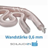 Absaugschlauch mit Stahldrahteinlage Norres PROTAPE&reg; PUR 330 AS mit Wandst&auml;rke ca. 0,6 mm