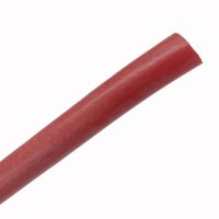 Silikonschl&auml;uche mit Gewebeeinlage - rot - Meterware 13mm x 21 mm