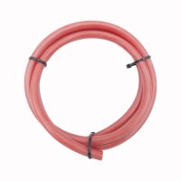 Silikonschl&auml;uche mit Gewebeeinlage - rot - Meterware 19 mm x 29 mm